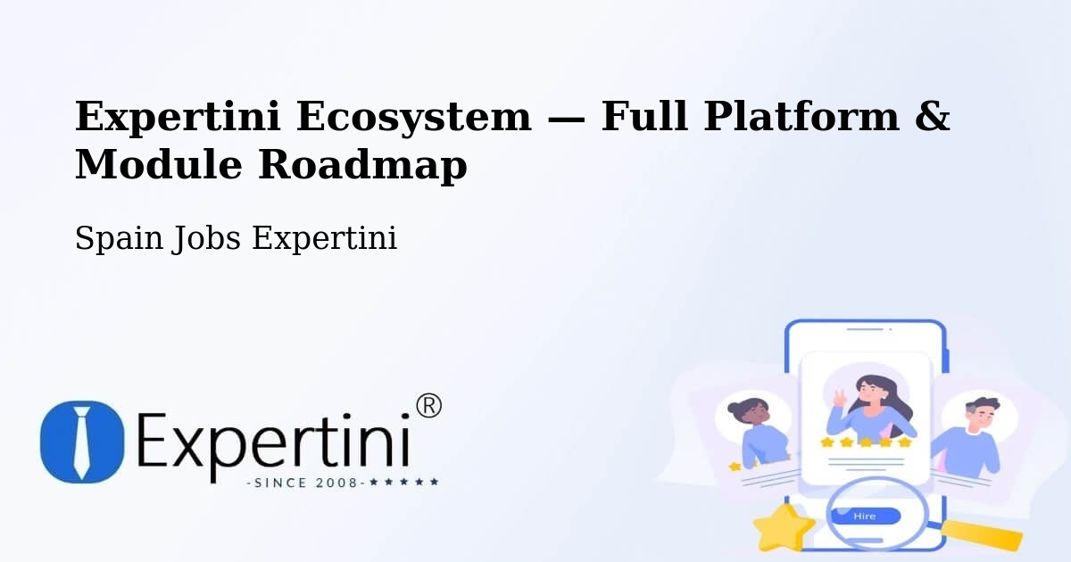 Expertini Ecosystem — Full Platform & Module Roadmap – Ansó