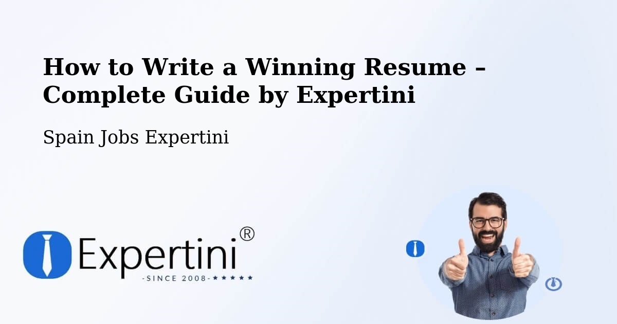 Resume Writing Guide for Job Seekers – Ansó - Ansó, Spain Jobs Expertini